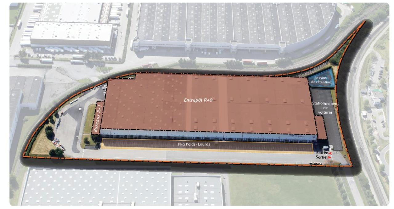Entrepôt classe a Saint-Quentin-Fallavier 26721m² Location entrepôt classe a Saint-Quentin-Fallavier Isère OLLOG2427702 0